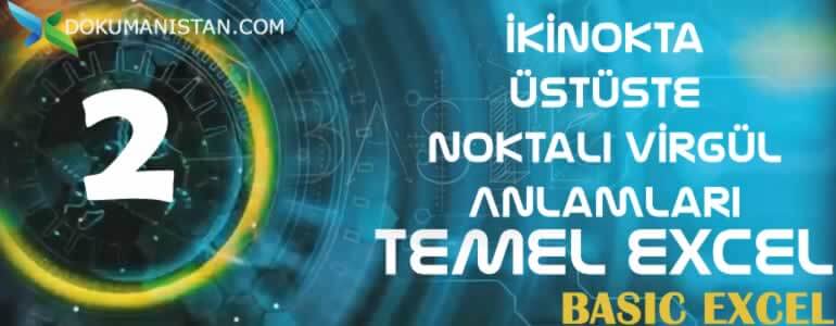 ikinokta ustuste noktali virgul