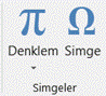 Simgeler - Symbols
