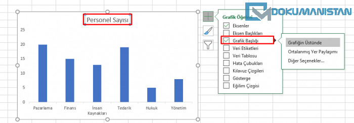Excel Grafik Başlığı